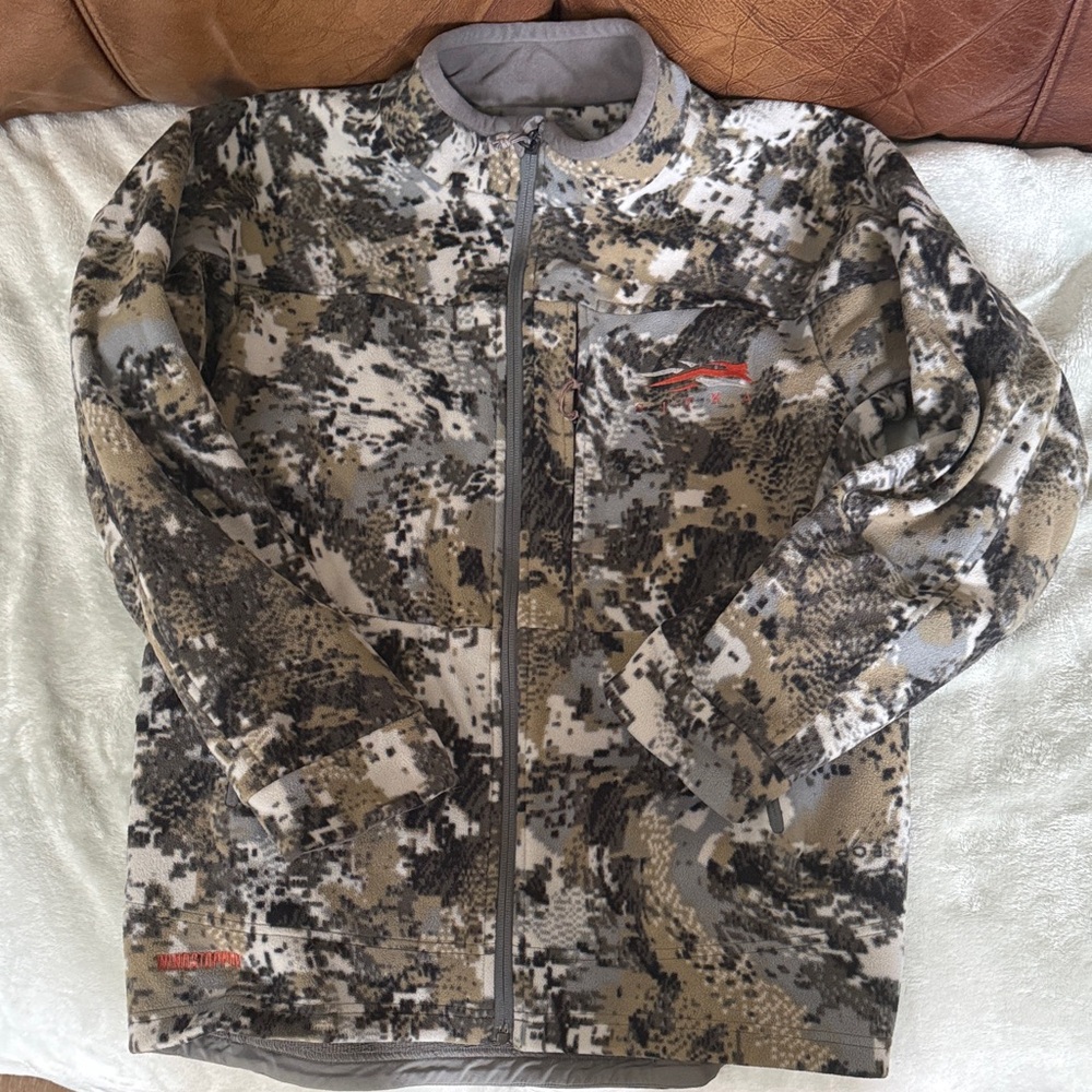 Youth Sitka Camouflage Fleece Jacket